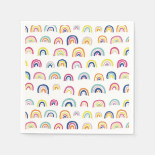 Rainbow pattern napkin