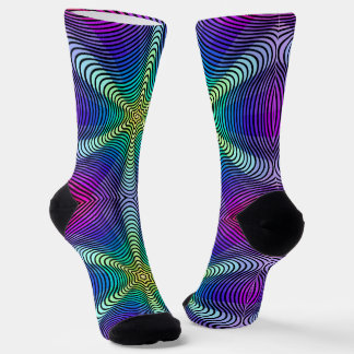 Rainbow Pattern Socks