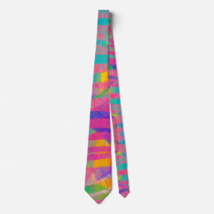 Rainbow Pattern Tie