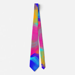Rainbow Pattern Tie