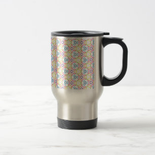 Rainbow Patternpolka Travel Mug
