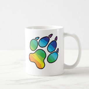 Rainbow Paw Mug