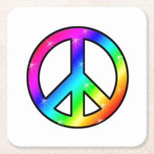 Rainbow Peace Coasters