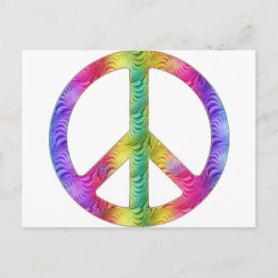 Rainbow Peace Postcard