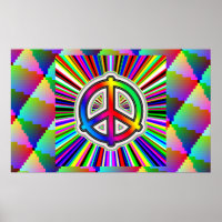 Rainbow Peace Sign