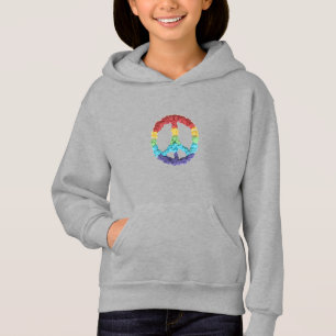 Rainbow peace sign shirt