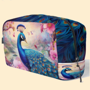Rainbow Peacock Dopp Kit