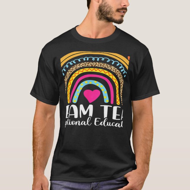 Rainbow Pencil Dream Exceptional Education Team SP T-Shirt (Front)
