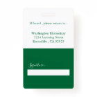 Rainbow Pencils Kindergarten Teacher ID Badge