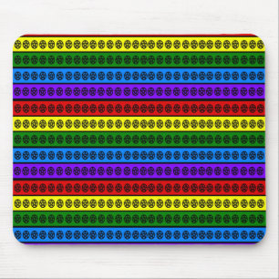 Rainbow Pentacle Mouse Mat