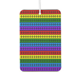 Rainbow Pentacles Car Air Freshener