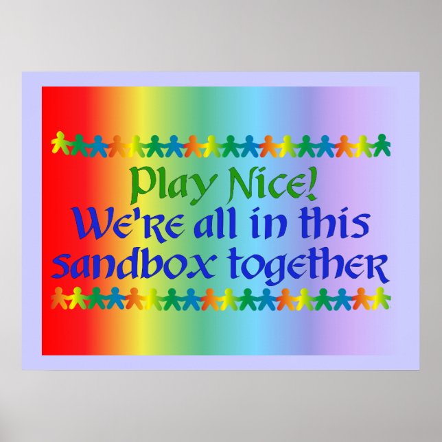 Rainbow People Poster (Front)