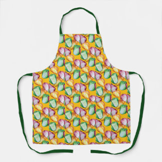 Rainbow Peppers Green Pepper Red pepper Yellow Apron