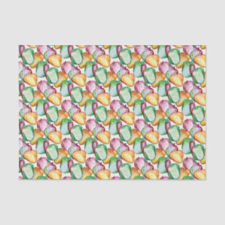 Rainbow Peppers Green Pepper Red pepper Yellow Tissue Paper