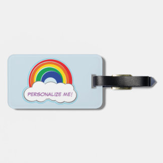 RAINBOW | personalised luggage tag
