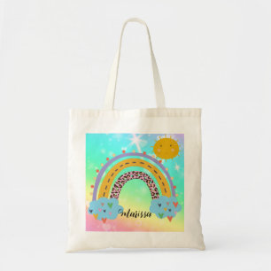 Rainbow Personalised Tote Bag