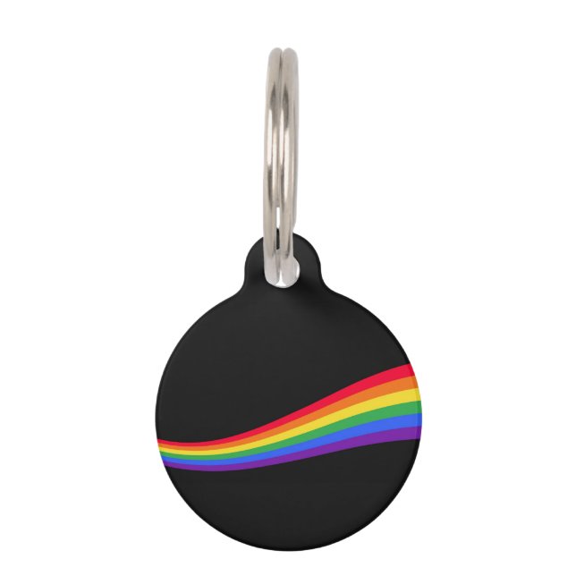 Rainbow Pet Tag (Front)