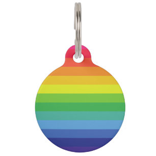 Rainbow Pet Tag