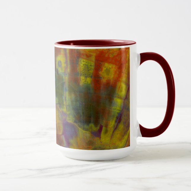 Rainbow Petrified Wood Mug (Right)