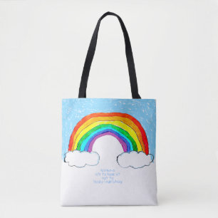 Rainbow Philosophy Tote Bag