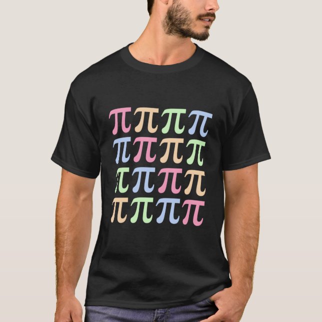 Rainbow Pi Day For Math Or Teachers T-Shirt (Front)
