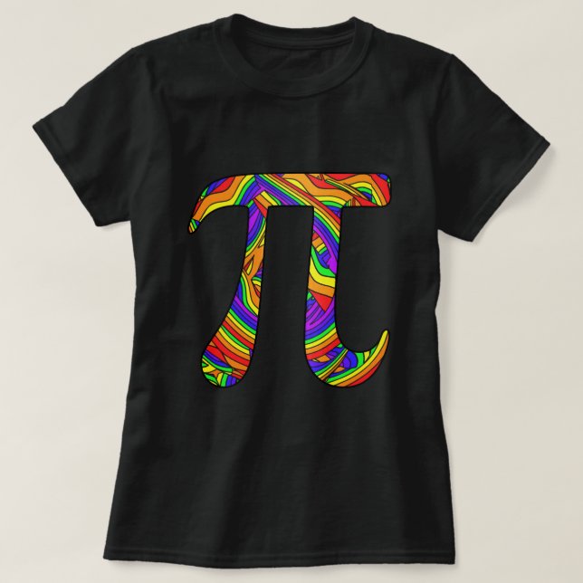 Rainbow Pi T-Shirt (Design Front)
