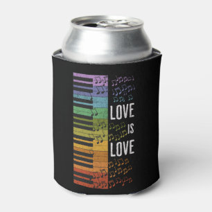 Rainbow piano can cooler