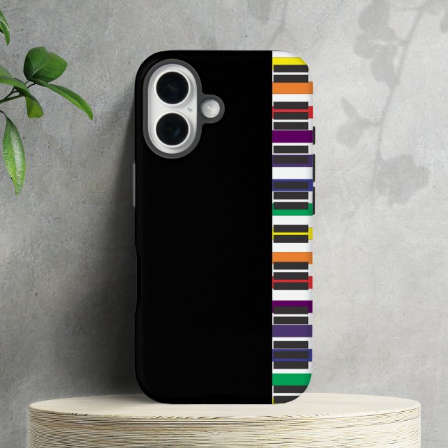 Rainbow Piano Keys Case-Mate iPhone Case (Rainbow Piano Keys Case-Mate iPhone Case)