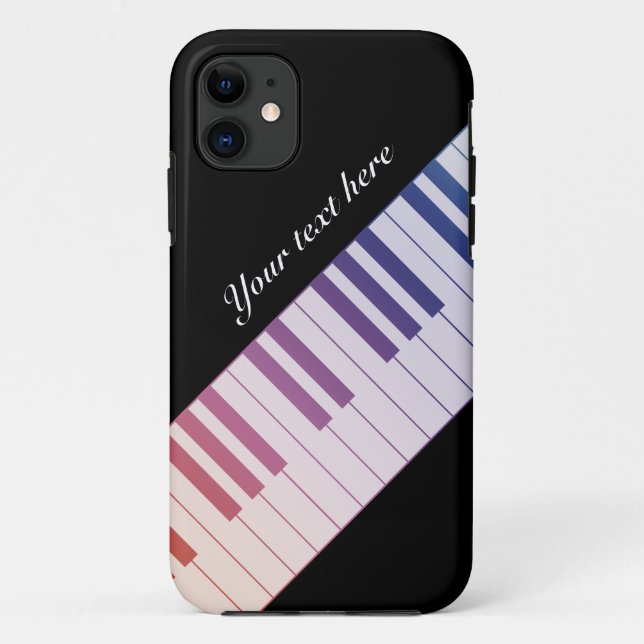 Rainbow Piano Keys iPhone 5 Case-Mate iPhone Case (Back)