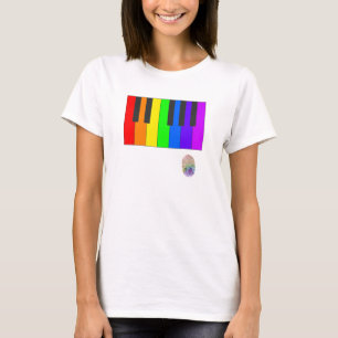 Rainbow Piano T-Shirt