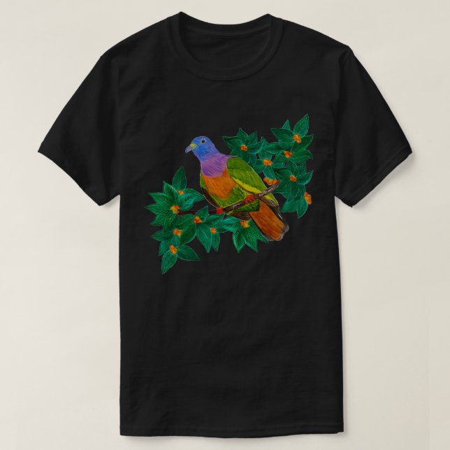 Rainbow Pigeon 2 T-Shirt (Design Front)