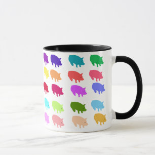 Rainbow Pigs Mug