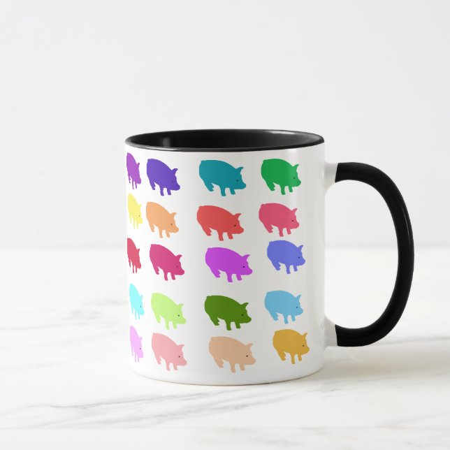 Rainbow Pigs Mug (Right)