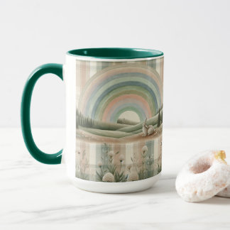Rainbow Plaid Mug
