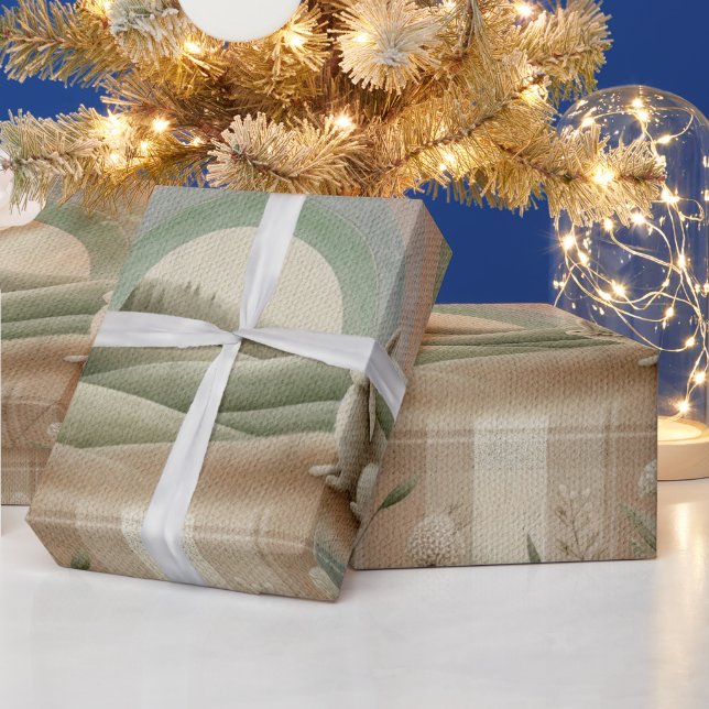 Rainbow Plaid Wrapping Paper (Holidays)