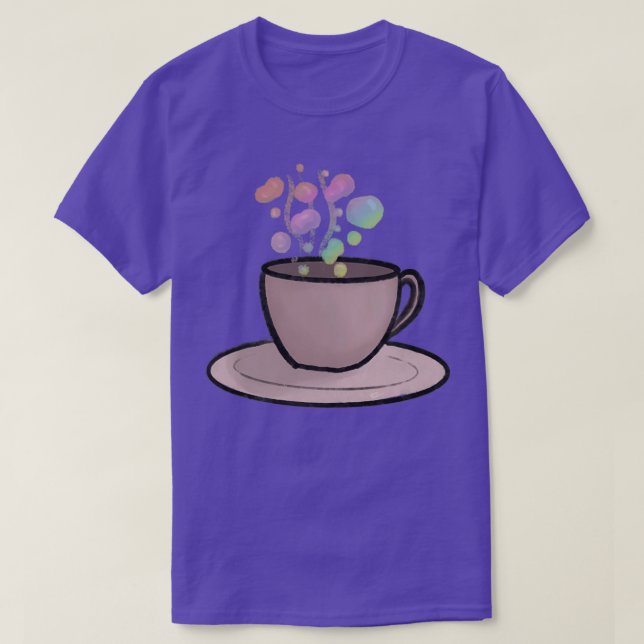 Rainbow Plain Tea T-Shirt (Design Front)