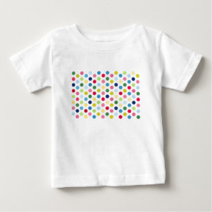 Rainbow polka dots baby T-Shirt