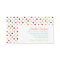 Rainbow Polka Dots Calling Card