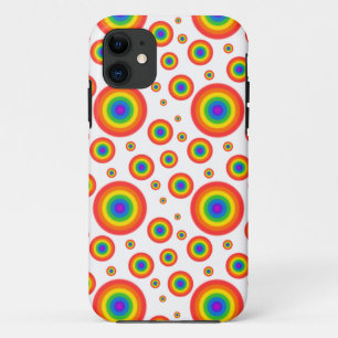 Rainbow Polka Dots iPhone 11 Case
