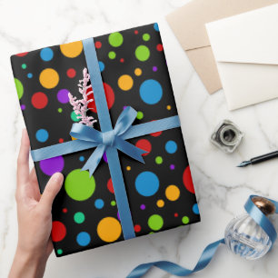 Rainbow Polka Dots Wrapping Paper