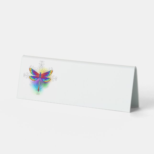 Rainbow Polygonal Dragonfly (Front)