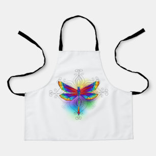 Rainbow Polygonal Dragonfly Apron