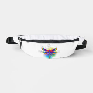 Rainbow Polygonal Dragonfly Bum Bags
