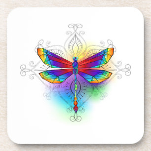 Rainbow Polygonal Dragonfly Coaster