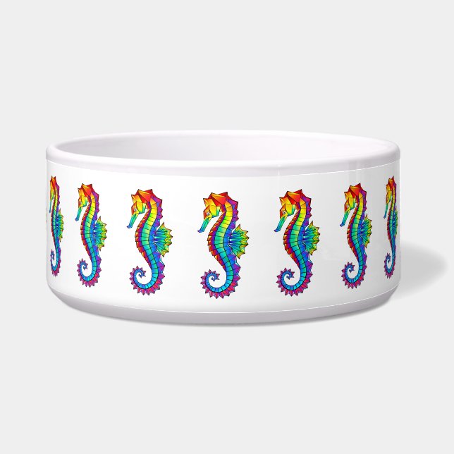 Rainbow Polygonal Seahorse (Front)