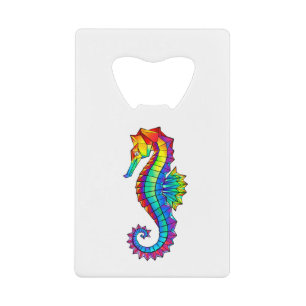 Rainbow Polygonal Seahorse