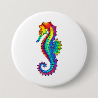 Rainbow Polygonal Seahorse