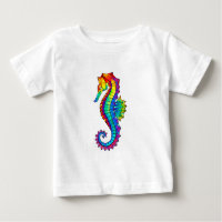 Rainbow Polygonal Seahorse