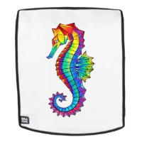 Rainbow Polygonal Seahorse