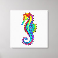Rainbow Polygonal Seahorse